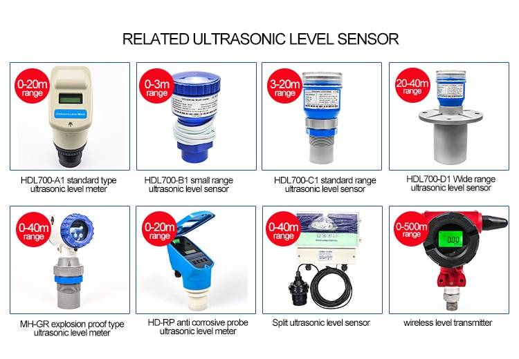 5m Range 4-20mA Ultrasonic Water Tank Level Meter Ultrasonic Level Sensor 5m Range 4-20mA Ultrasonic Water Tank Level Meter Ultrasonic Level Sensor