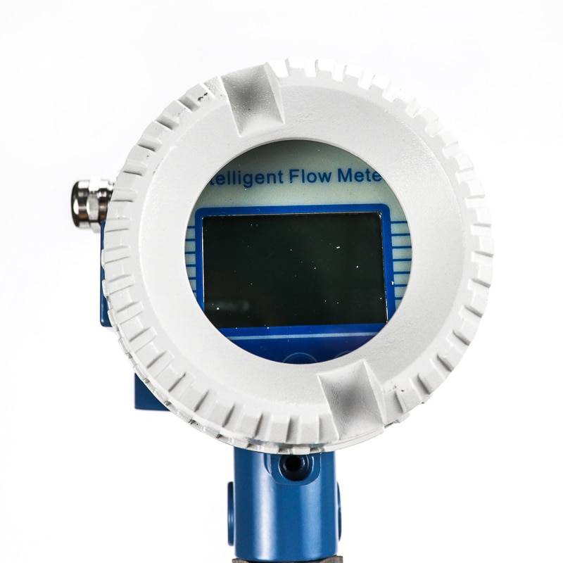 Industrial Vortex Distilled Water vortex insertion flow meter for 45cbm flow rate insertion type gas flowmeter transmitter